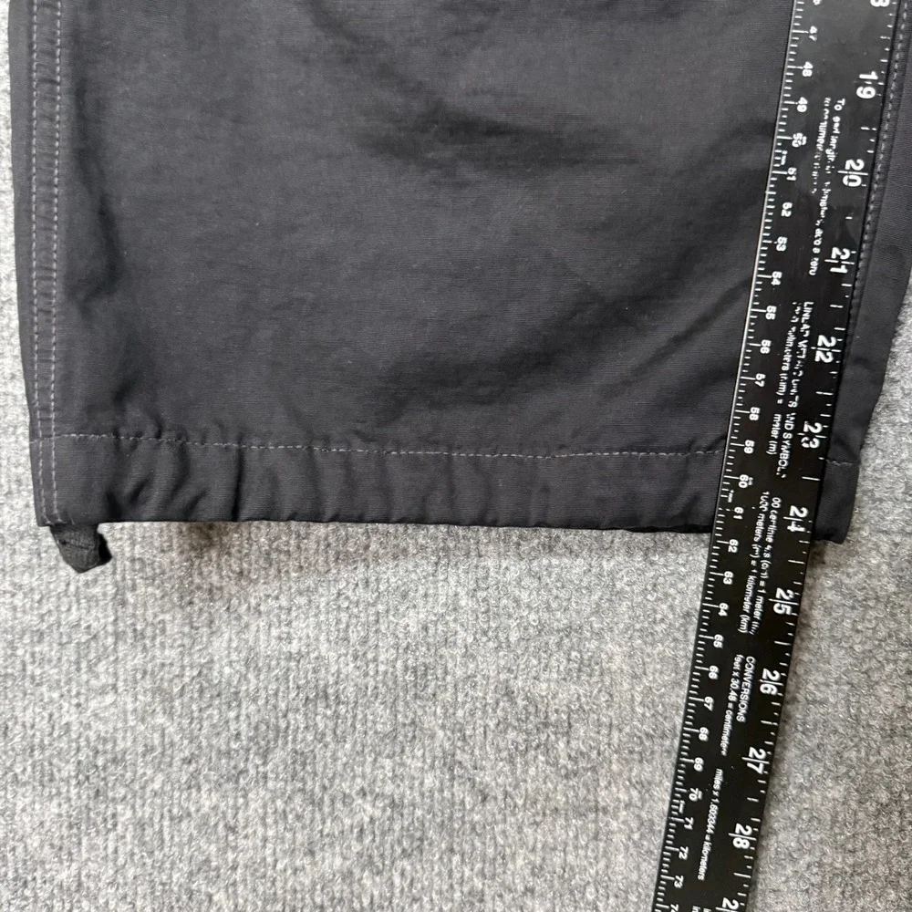 American Eagle Cargo Pants Mens 28x28 Black Flex Relaxed Wide Leg Fits 30x24